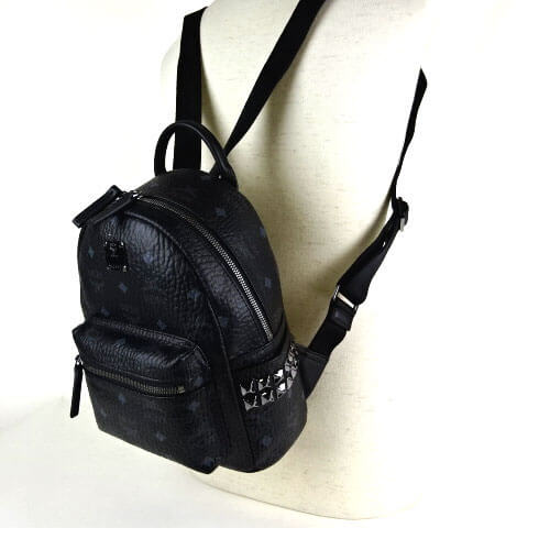 MCM エムシーエム スーパーコピー MMK5SVE41 BK001 ブラック スタッズ