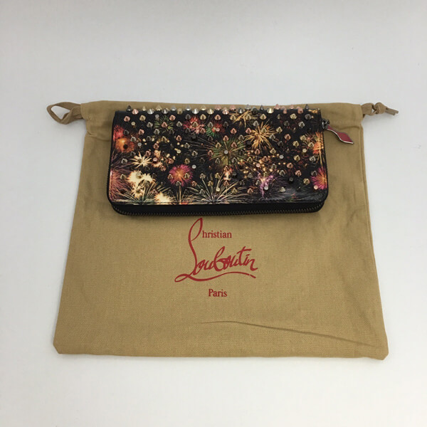 ルブタン新作 花火スタッズ長財布【在庫有国内即発可】-スーパーコピー