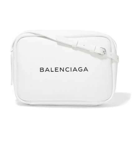 バレンシアガ】 EVERYDAY レザーCAMERA BAG ロゴ入り ショルダーバッグ 