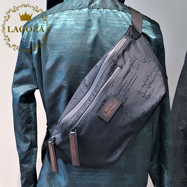 ベルルッティ 2018AW ラージナイロンボディーバッグ-スーパーコピーhacopy