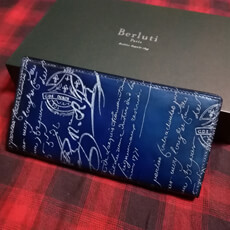 超希少　内側までシルバーパティーヌ　ベルルッティ　エスパス　スクリット　長財布 限定シルバーパティーヌ希少品!! ベルルッティ SANTAL-スーパーコピー