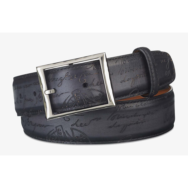 限定希少 ベルルッティ コピー Engraved Calf レザーベルト 35mm