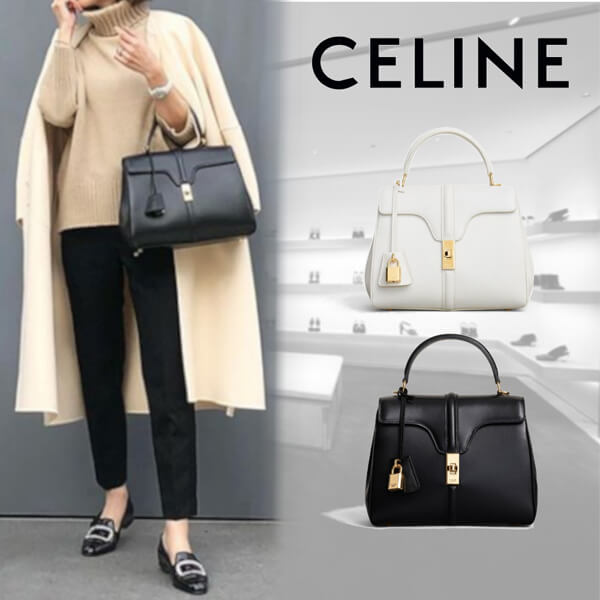 セリーヌ】セリーヌ 2019SS新作 MEDIUM 16 / SATINATED CALFSKIN