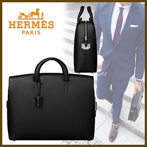 エルメス Cityhall 38 briefcase☆noir・veau Sombrero
