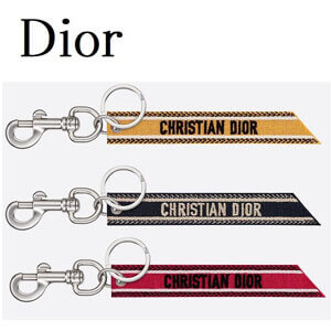 くま】Dior キーリング ロゴ入り【箱 / ショッパー付き！】 くま】Dior