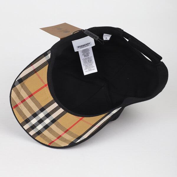 ☆Burberry バーバリー キャップ コピー ロゴアップリケ ベースボール