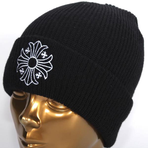 CHROME HEARTS クロムハーツ キャップ コーデ 偽物 ウールニット帽