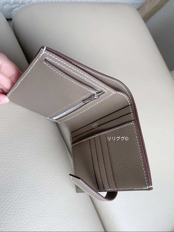 入手困難 エルメス 財布 コピー ベアン☆コンパクト☆エトープ