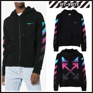 オフ ホワイト レプリカ パーカー 激安通販 OFF WHITE BLACK GRADIENT 