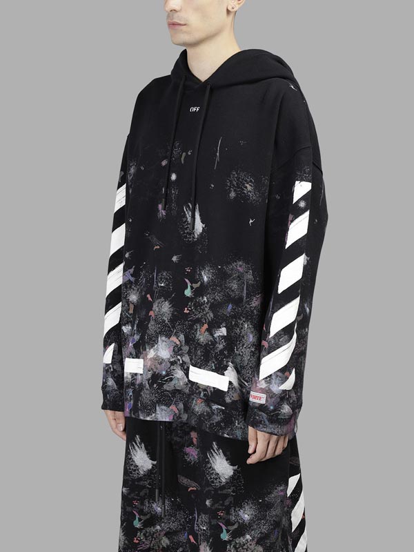 オフホワイト ギャラクシー偽物 Off-White ギャラクシー柄プルオーバー