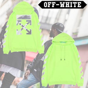 オフホワイト スーパーコピー N級品専門店｜アローロゴ パーカー T