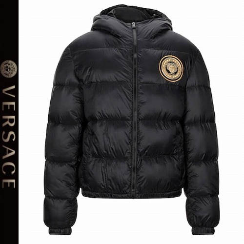 ヴェルサーチ VERSACE ヴェルサーチ◇ フード付きネック/ダウン