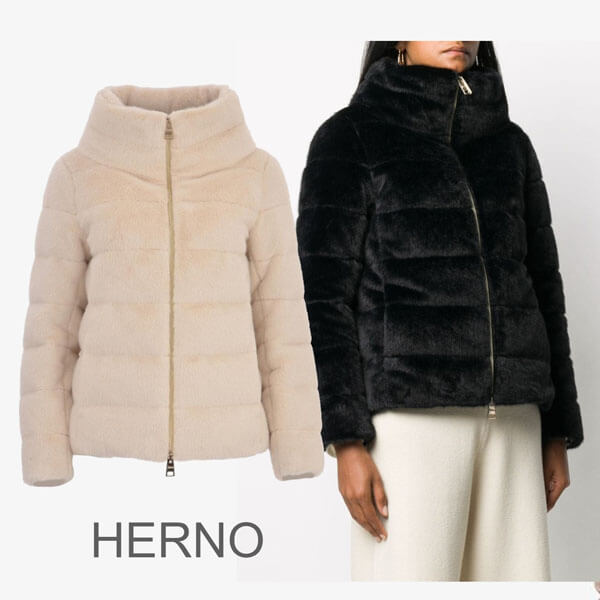 HERNO★エコファー ダウンジャケット PI1166D123541985-スーパーコピーhacopy