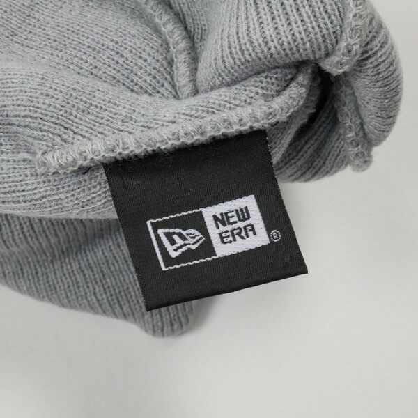 シュプリーム ニット 帽 偽物 New Era Box Logo ロゴビーニー グレー