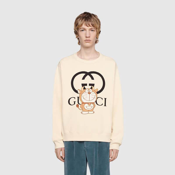 グッチ 】DORAEMON x グッチ コットン スウェットシャツ コピー