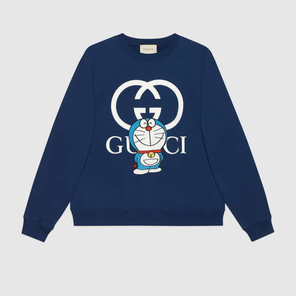 グッチ 】DORAEMON x グッチ コットン スウェットシャツ コピー