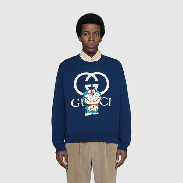 グッチ 】DORAEMON x グッチ コットン スウェットシャツ コピー