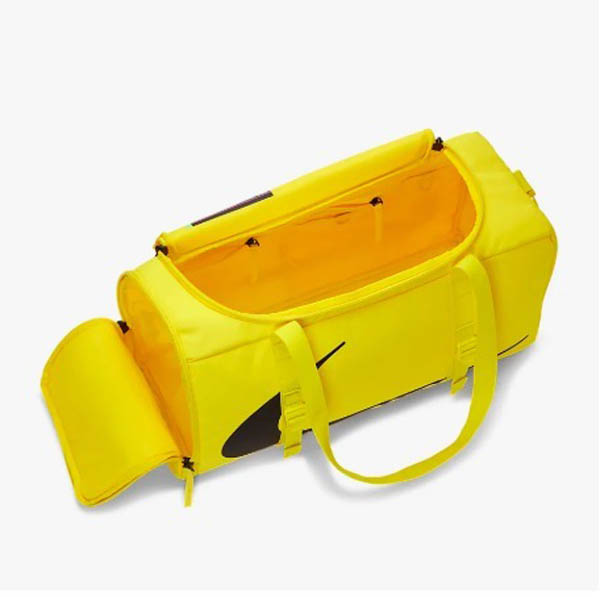 [新品未使用]NIKE Off White Duffle Bag イエロー ナイキ x Off-White Duffle Bag - オフホワイト ダッフルバッグ偽物
