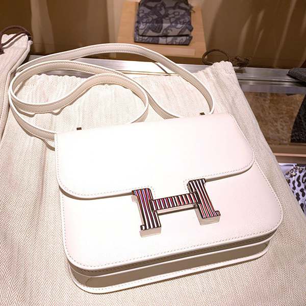 エルメス 偽物 限定超レア コンスタンス オプティックミニ 18 blanc