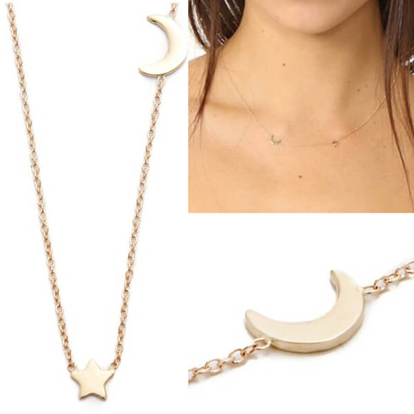 ロンハーマン Ariel Gordon Jewelry 星 月 ムーン スター ネックレス 