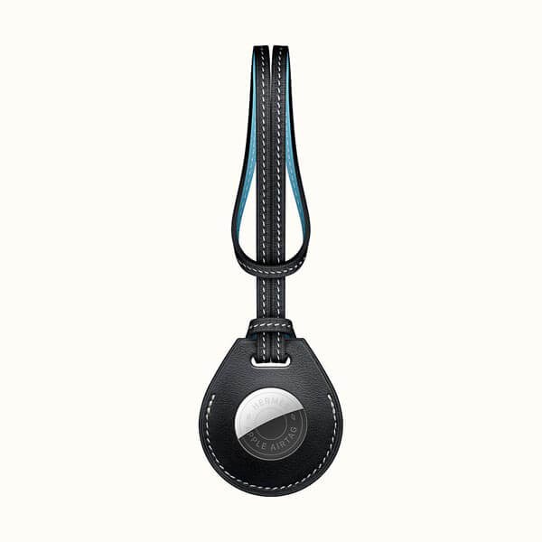 T*4様 HERMES　Apple AirTag チャーム ネイビー エルメス】アップル AirTag バッグチャームコピー H00054313400