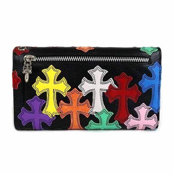 chrome hearts マルチカラー ウェーブ 長財布 Chrome Hearts - chrome 