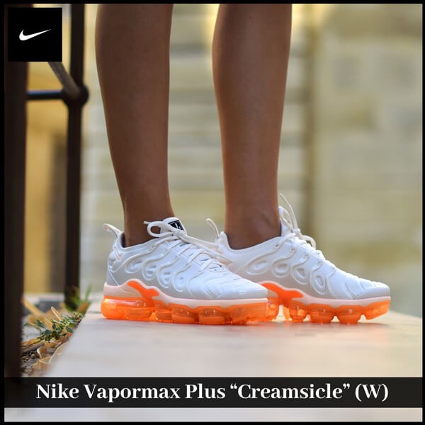 入手困難 ナイキ ヴェイパーマックス Plus コピー“Creamsicle” (W 