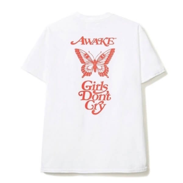 超入手困難激レア!Awake NY×ガールズドントクライ butterfly Logo T 