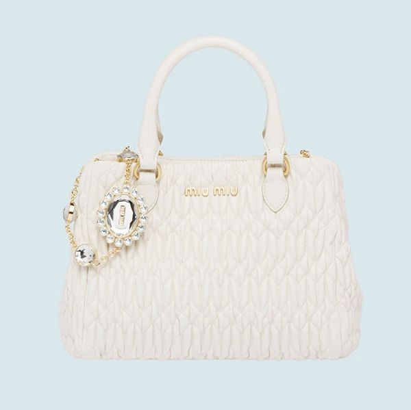 送料無料》☆MiuMiu☆クリスタル ナッパレザー ハンドバッグ コピー 6