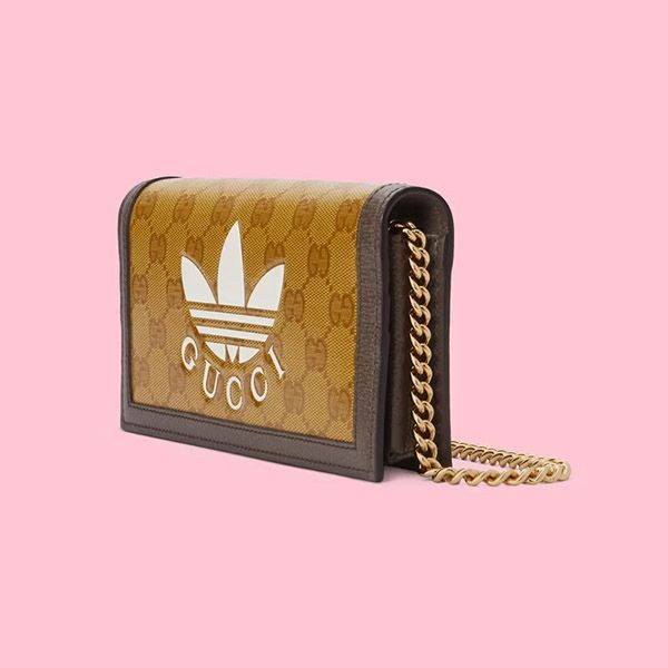 アディダス x グッチ コピー チェーン ウォレット 長財布