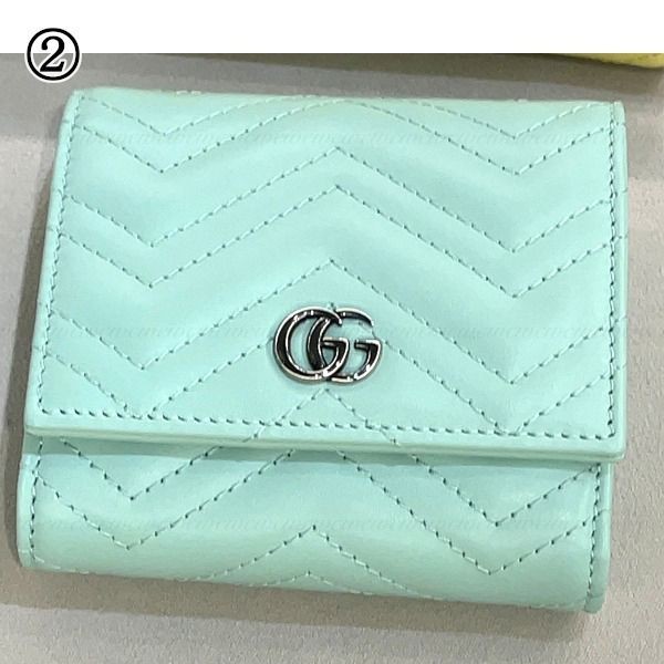 グッチ GGマーモント 偽物 三つ折りウォレット598629​-スーパーコピー