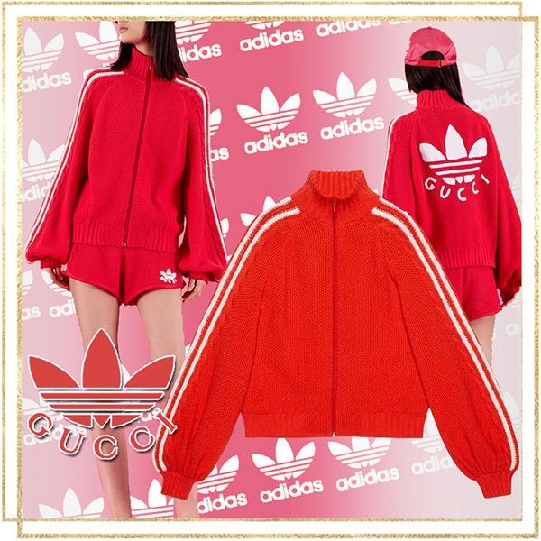 グッチ adidas x グッチ ジップジャケット 693833 XKCDJ 6429-スーパー