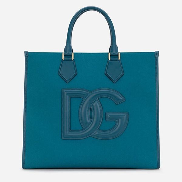 ドルチェ&ガッバーナ トートバッグ DGロゴキャンバス製 ドルチェ&ガッバーナ トートバッグ DGロゴキャンバス製