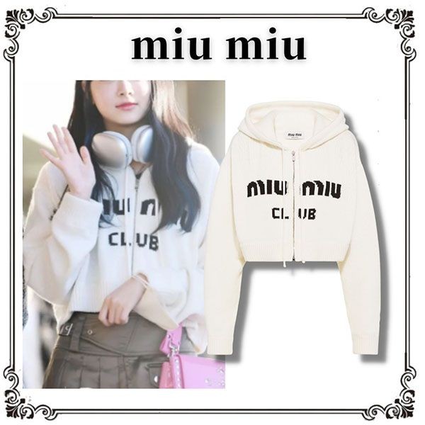 ニット miumiu ミュウミュウ MIU - パーカー MiuMiu(ミュウミュウ) 21