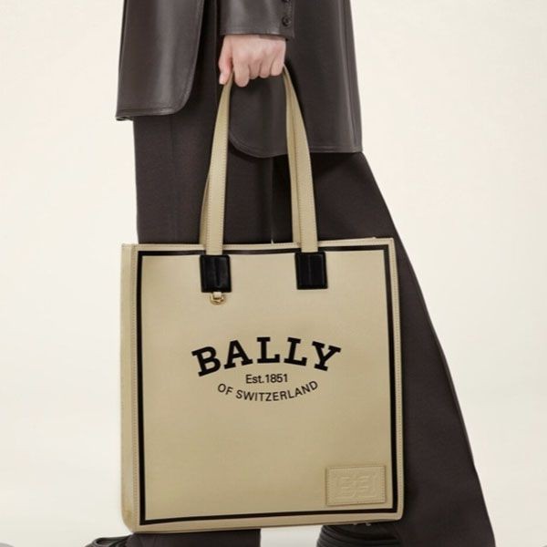 bally 偽物 Crystaliaライトベージュ レザー トートバッグ-スーパー