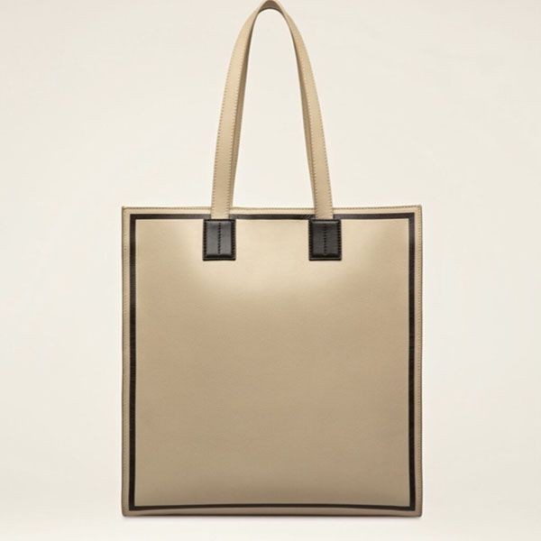 bally 偽物 Crystaliaライトベージュ レザー トートバッグ-スーパー 