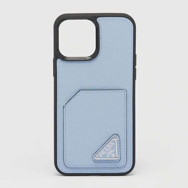 プラダ Iphone スマホケース 偽物 サフィアーノカバー 2色