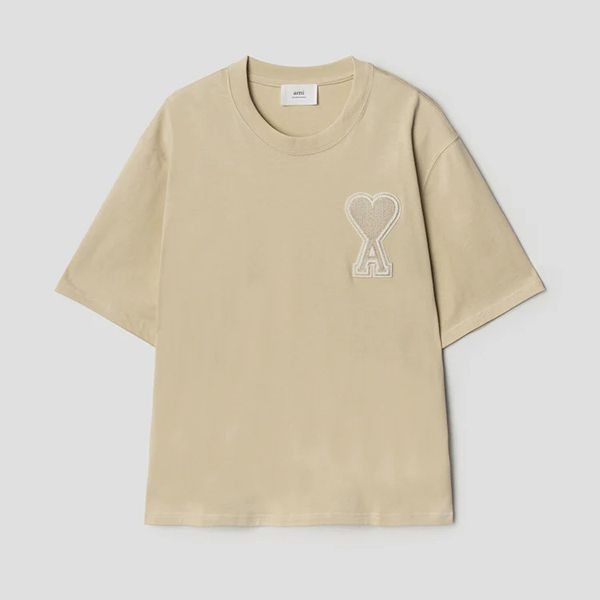 アミ パリス コピー ボクシーフィット Tシャツ 2色-スーパーコピーhacopy