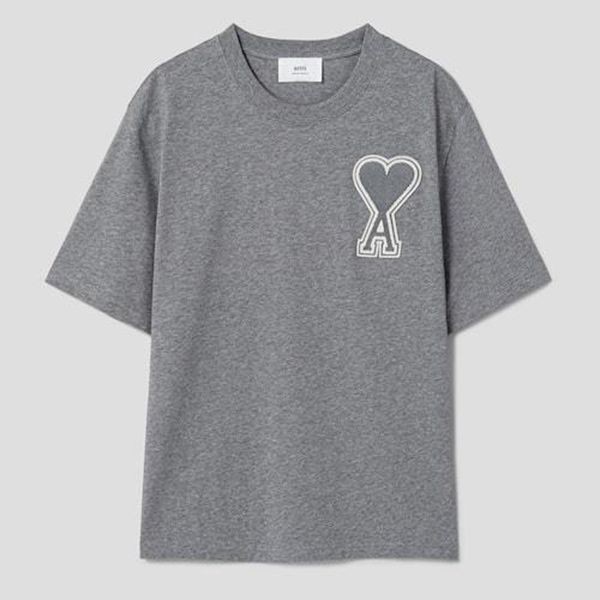 アミ パリス コピー ボクシーフィット Tシャツ 2色-スーパーコピーhacopy