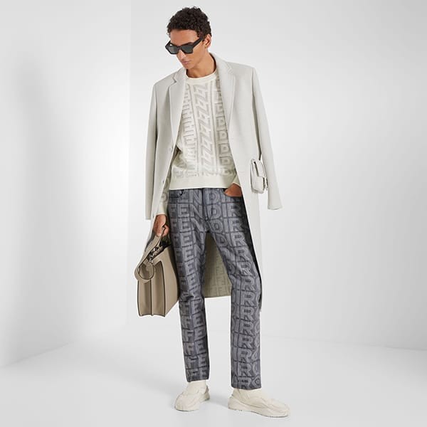 マークジェイコブス偽物 Fendi×Marc Jacobs ウール ナイロンセーター 2