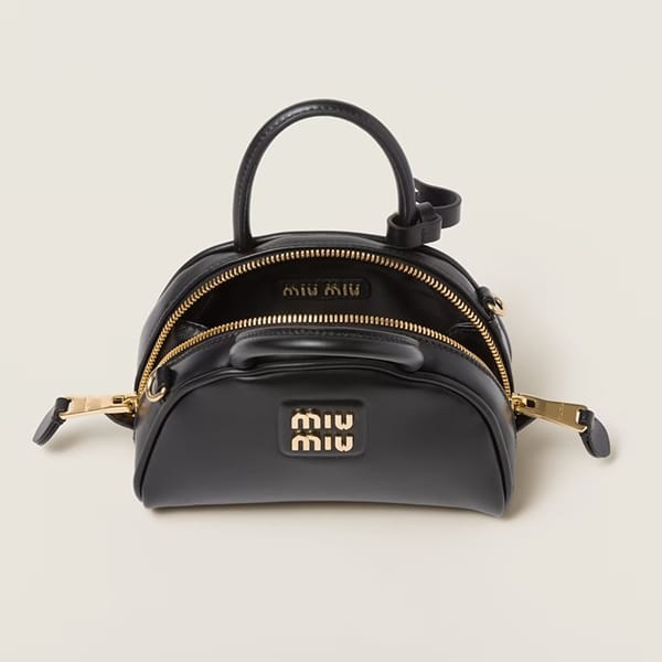 （新品） miumiu レザートップハンドルバッグ ミュウミュウ コピー レザー トップハンドルバッグ 4色 F0011VOOO