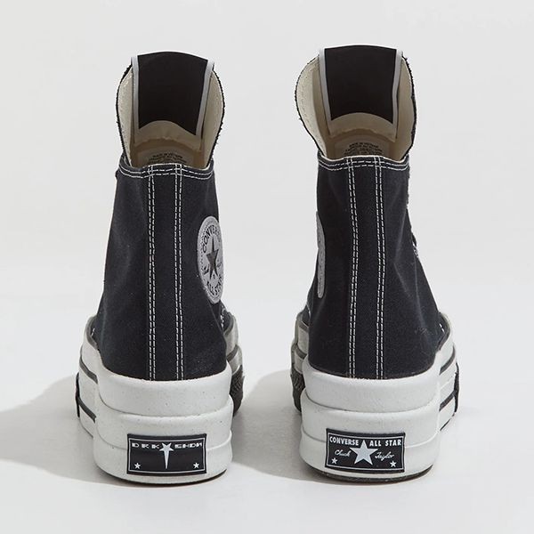 靴 Converse x DRKSHDW CT 70 CT70 X DRKSHDW偽物（リック オウエンス）DBL DRKSTAR BLACK HI CUT