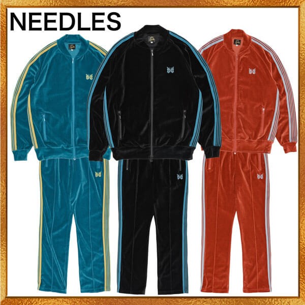 すぐ届く！ needles スーパーコピー ロゴ セットアップ ジャージ 