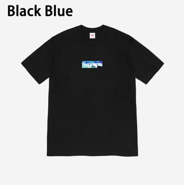 【新品未使用】　EMILIO PUCCI 個性的、グラフィック Tシャツ　L Supreme Emilio Pucci Box Logo Tee エミリオプッチ ボックス-スーパー