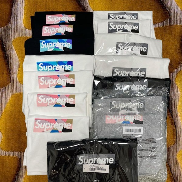 Supreme Emilio Pucci Box Logo Tee エミリオプッチ ボックス-スーパー