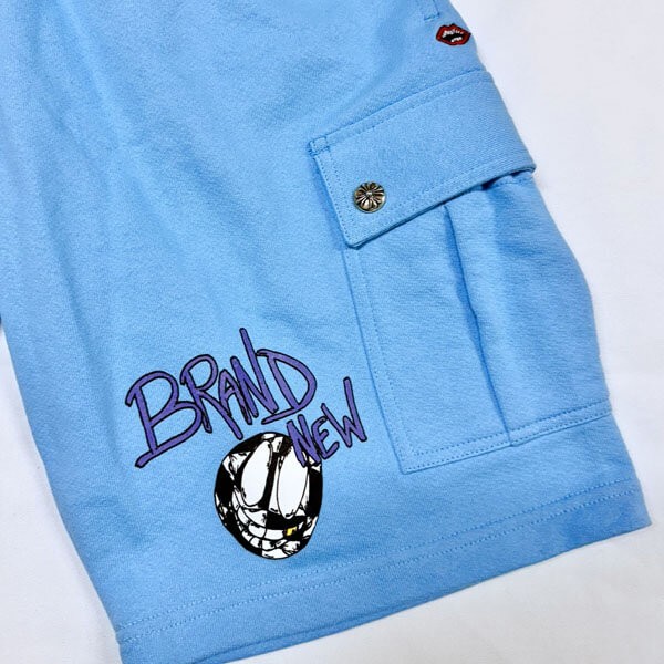 クロムハーツ マッティボーイ ショートパンツ 偽物 Brain New Blue