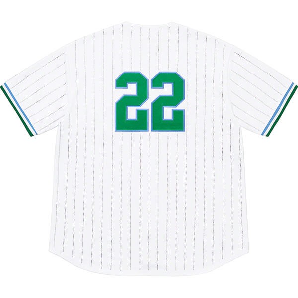 Rhinestone Baseball Jersey シュプリームsupreme Supreme Rhinestone Stripe Baseball Jersey Black Men's - SS22 - US