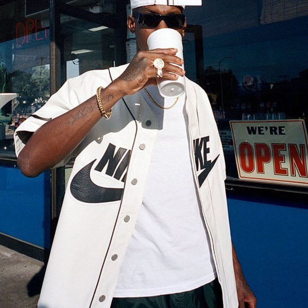 FW19 シュプリーム ナイキ スーパーコピー Leather Baseball Jersey