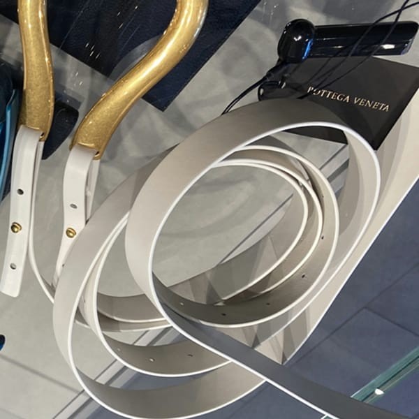 ボッテガ ヴェネタ HORSEBIT ホースビット ダブルレザー ベルト 偽物 9