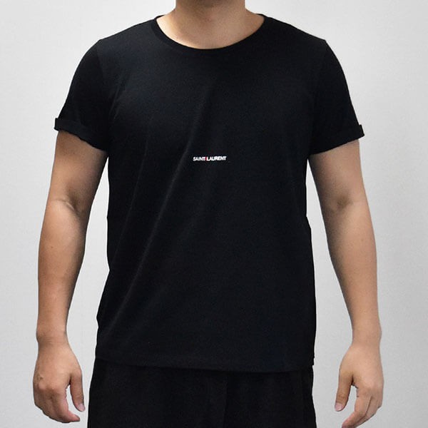 サンローラン Tシャツ 偽物 激安 半袖 SAINT LAURENT Logo Half Sleeve